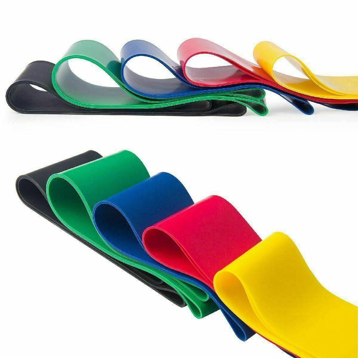 Resistance Bands Set - 5 Loops for Fitness, Yoga, & CrossFit