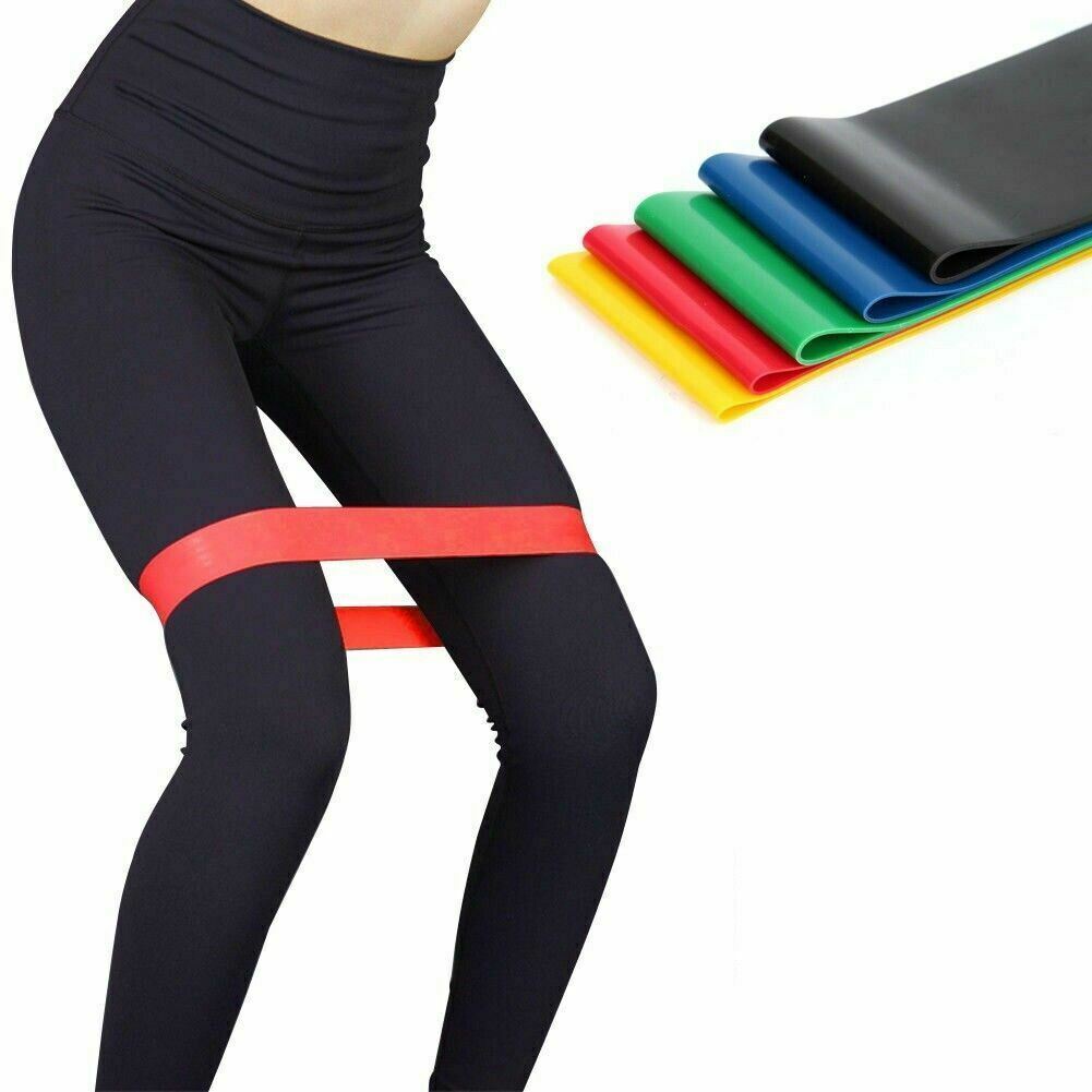 Resistance Bands Set - 5 Loops for Fitness, Yoga, & CrossFit